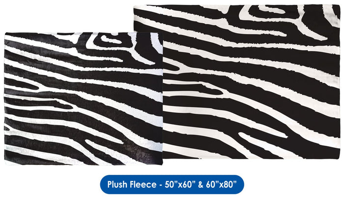 Zebra Stripes - Throw Blanket / Tapestry Wall Hanging